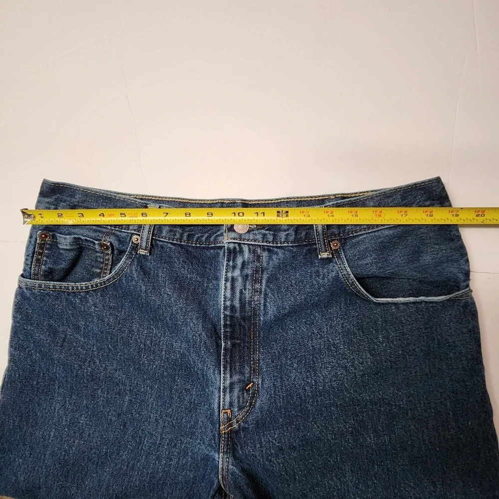 Levi's 517 Boot Cut Jeans Men's 38x32 Blue Made In Mexico 2015 Cotton